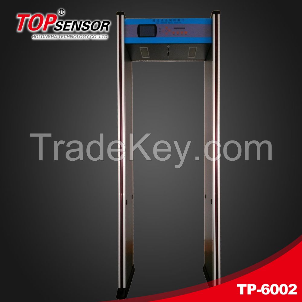 6 Zones Safe Detector 100 Level Sensitivity Walk Through Metal Detector