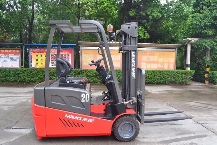 dual front driving motor  3 wheels  battery forklift strong power 