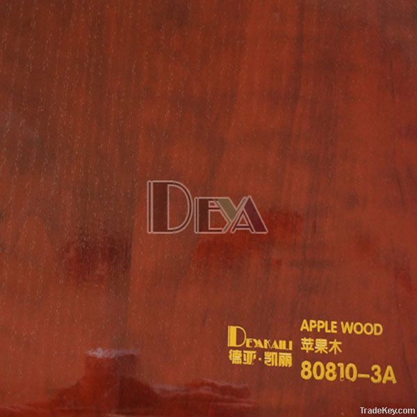 High gloss pvc film used for furniture