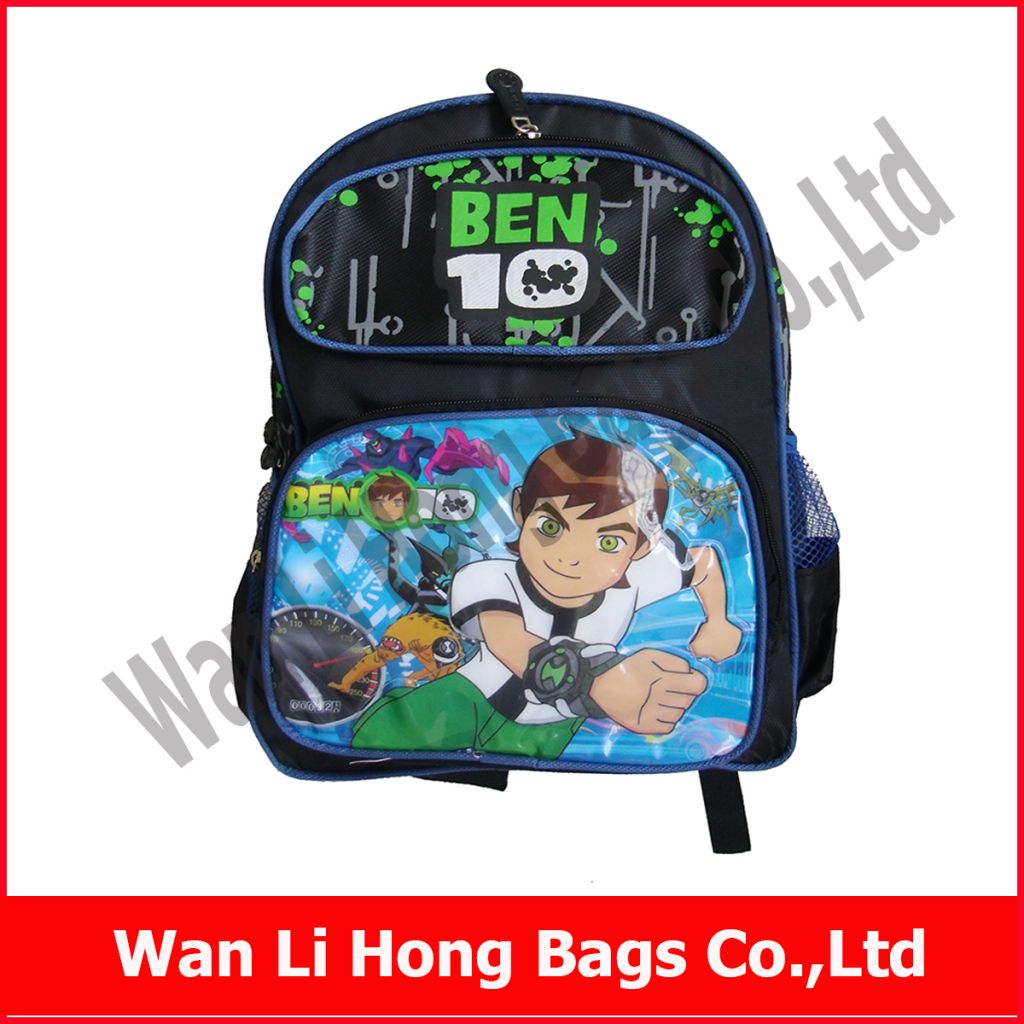 fashion promotional simple cartoon school bag with cheap price for kids 