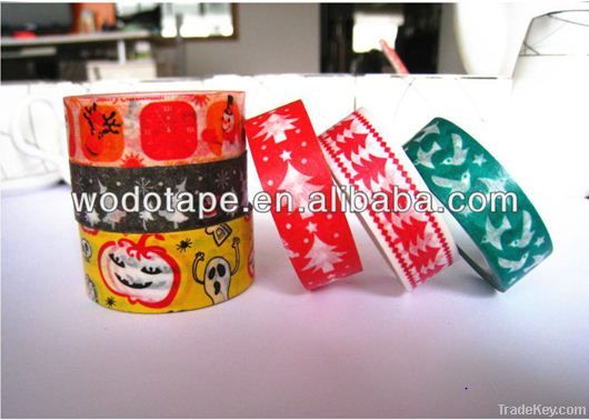 Japanese washi tape, christmas washi tape, washi paper tape