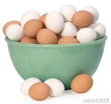  FARM FRESH BROWN AND WHITE CHICKEN EGGS 