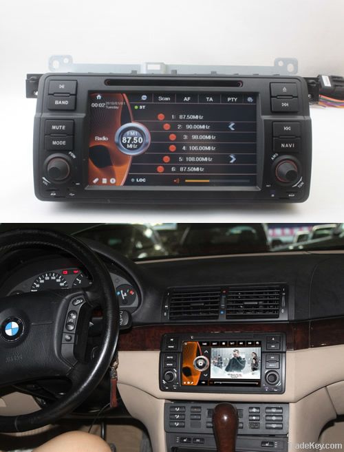 Car DVD Player GPS Navigation Stereo with Android4.0 for BMW E46