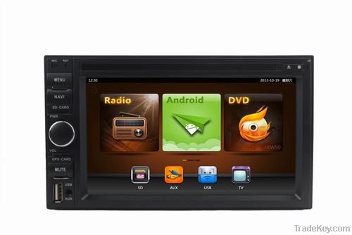 The latest universal double din DVD android navigation system