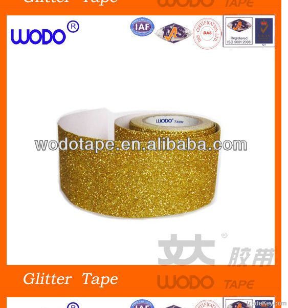 Glitter tape, adhesive glitter tape for DIY