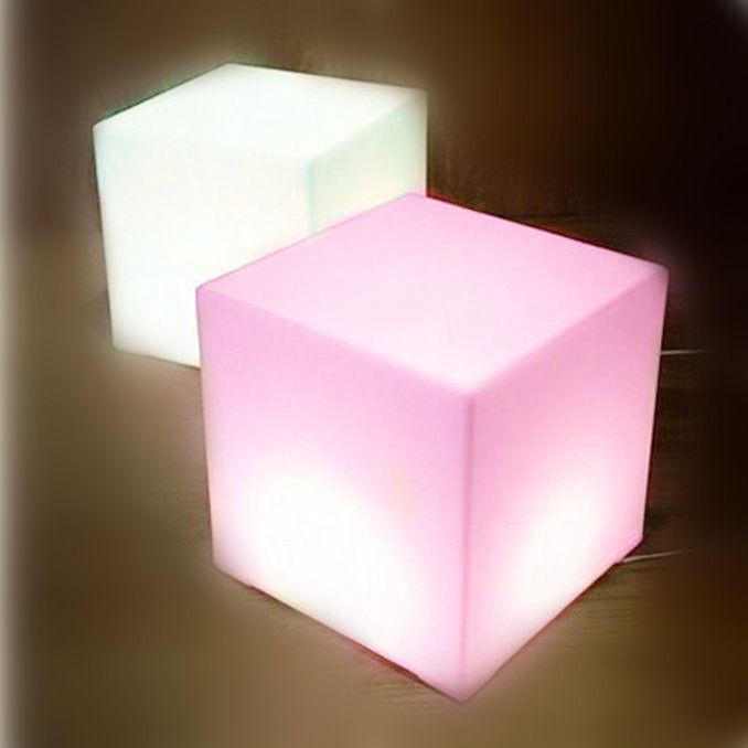 colorful LED light cube with remote control