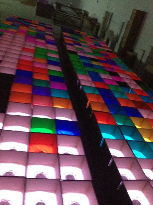 colorful LED light cube with remote control