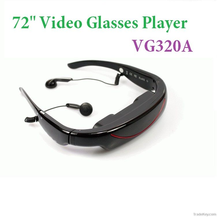 72 inch Virtual screen video glasses VG320 & Ebook & Music glasses