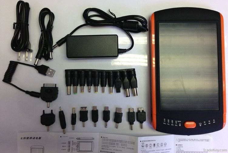 23000mAh travel mobile Solar laptop power bank
