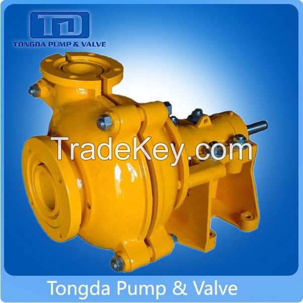 Rubber Lined Electric Horizontal Centrifugal Slurry Pump