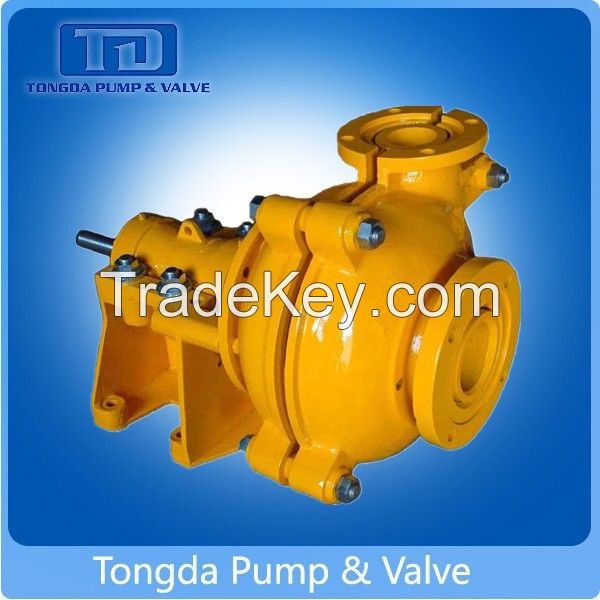 Rubber Lined Electric Horizontal Centrifugal Slurry Pump