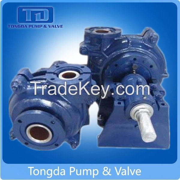 Rubber Lined Electric Horizontal Centrifugal Slurry Pump