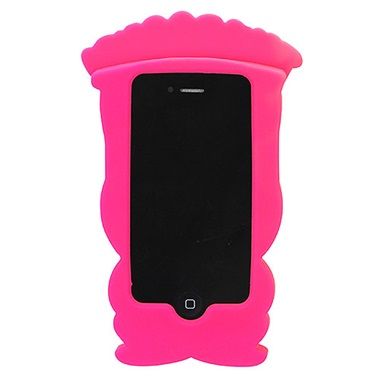 Colorful Smile Man Design Silicone Case for iphone4