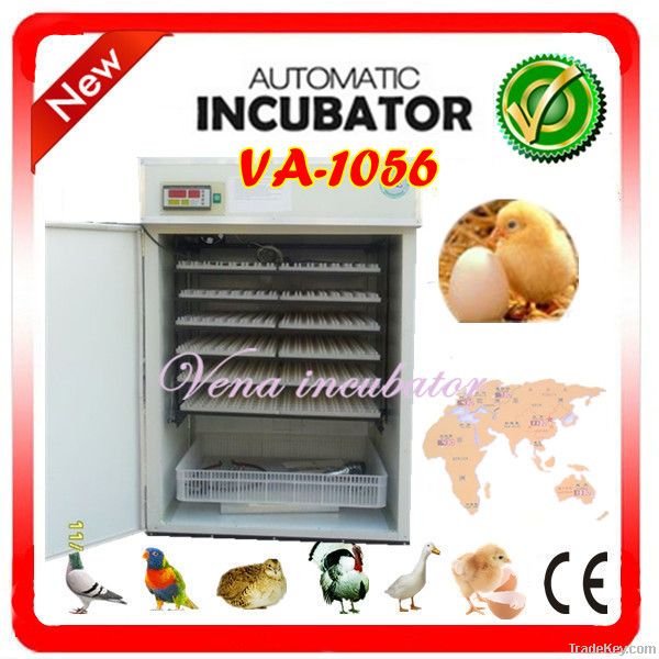 1000 Eggs Fully Automatic Egg Incubator on Hot Sale