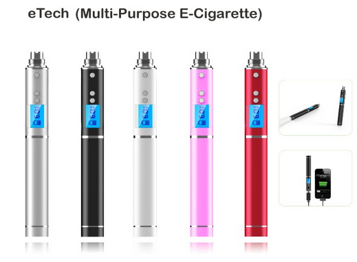 Newest and hottest LCD Multi-function electron cigarettes "etech"  