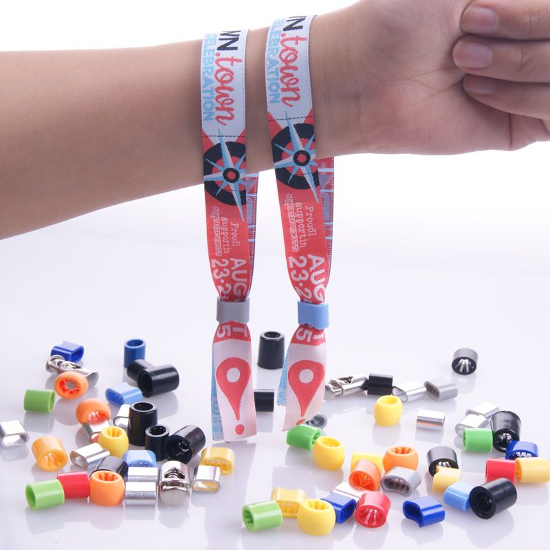 Hot sale factory directly sale fabric wristband for event and exhibiton