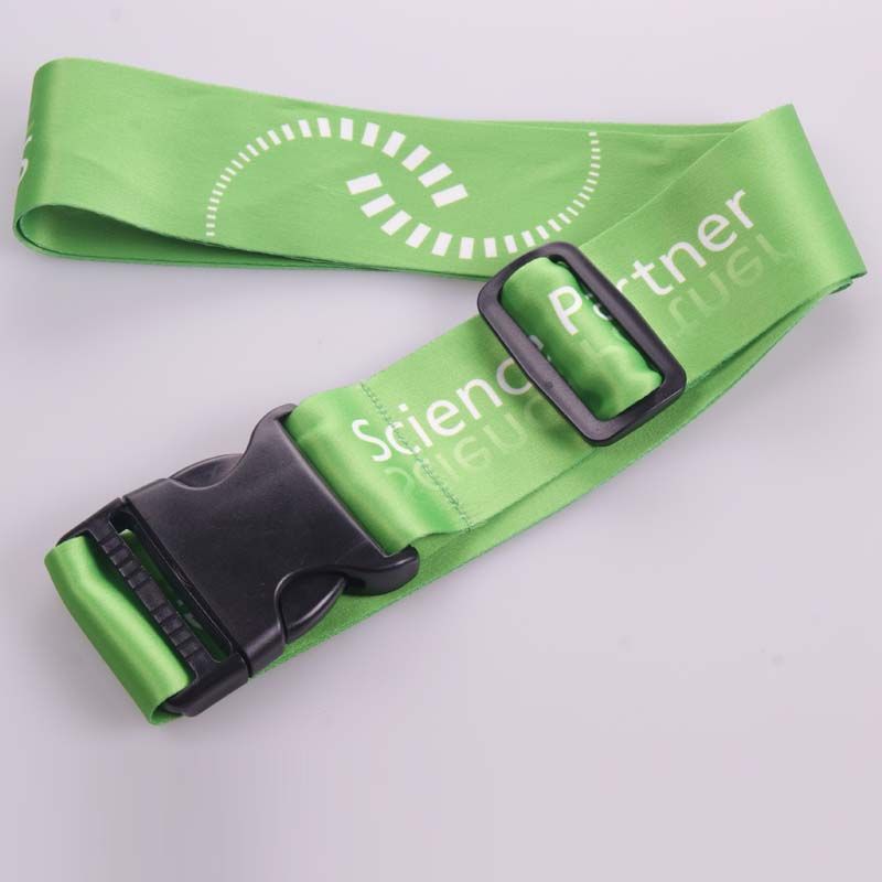 Fashion durable travel luggage belt with lock / luggage strap belt 