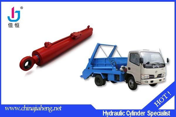 Piston hydraulic cylinders for dump trucks