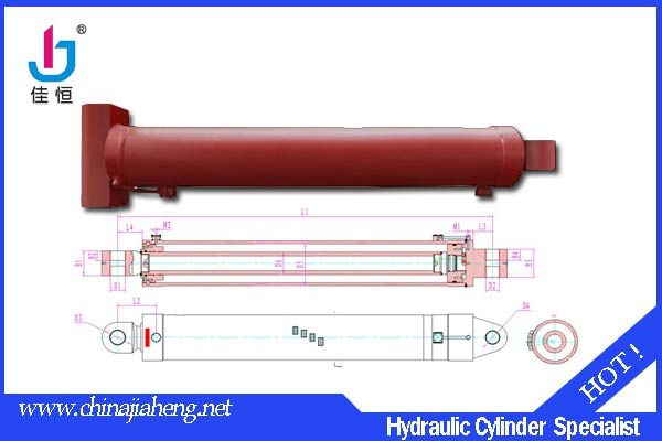 single-acting cylinders for dump trucks