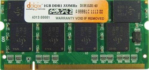 Dolgix Laptop DDR1 1 GB 333MHz PC2700 Memory Module