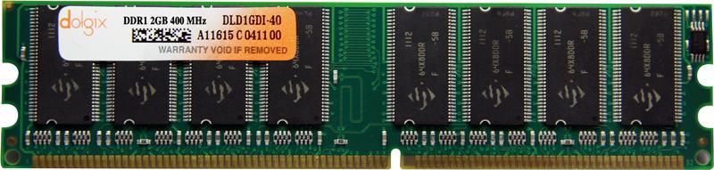 Dolgix Desktop DDR1 2 GB 400MHz PC3200 Memory Module