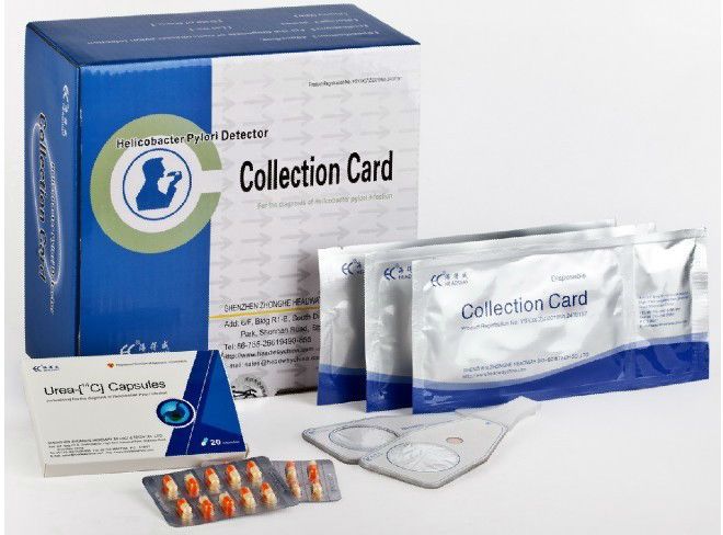 one step 14C urea breath test kit for H.Pylori infection