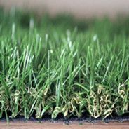 Plastic artificial grass mat