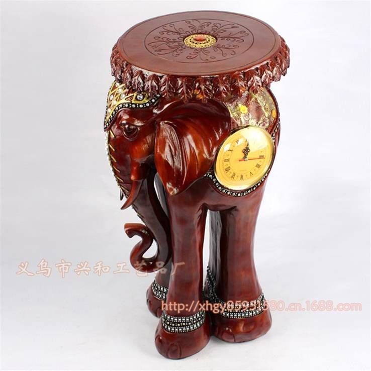 Big Size European Style Resin Elephant Stool for Home Decoration or as Gifts & Resin Elephant Crafts(XH007)