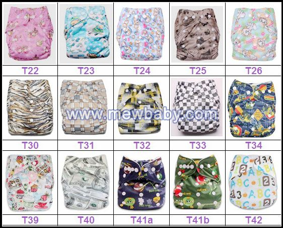 PUL/TPU Reusable Cloth Diapers Wholesale Minky Baby Cloth Diapers/Nappies