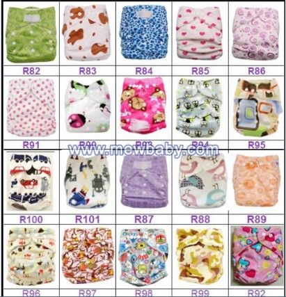 Various Fashionable Printings Breathable Washable Super Soft Cloth Diaper Nappy