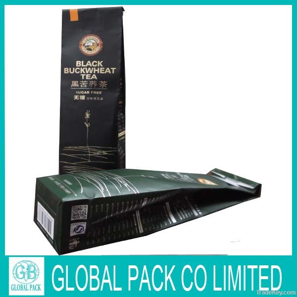 Foil coffee packaging bags with valve/Valved plain side gusset coffee