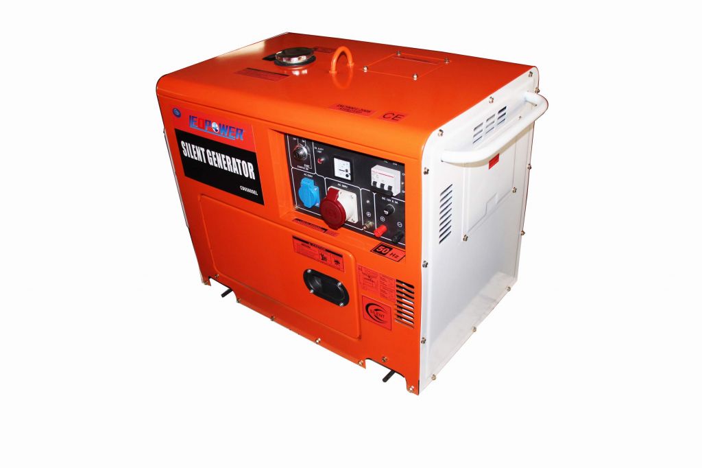 5kw Silent Diesel Generator CD6500 with CE Approved Three phase