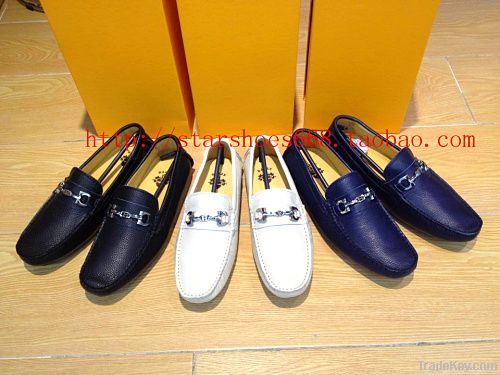 Hot Explosion Models Leather Men&#039;s Casual Shoes, Driving Shoes T0865