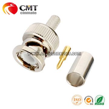 RF Coaxial Connector BNC Plug Crimp for RG58