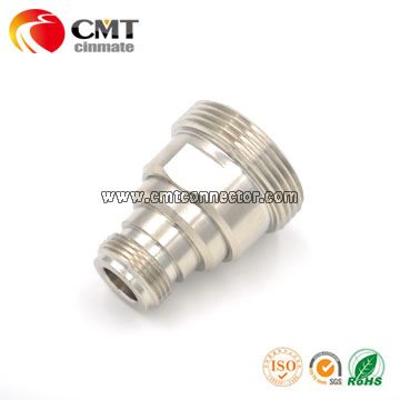 DIN 7/16 Female to N type Female RF Coaxial Adapter
