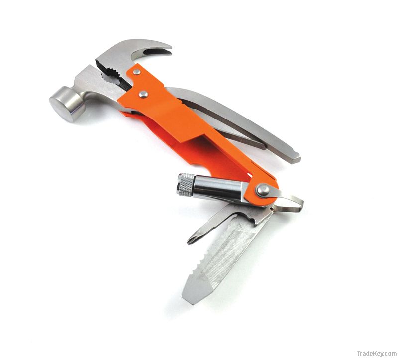 MT-6010 stainless steel multi-function pliers with hammer