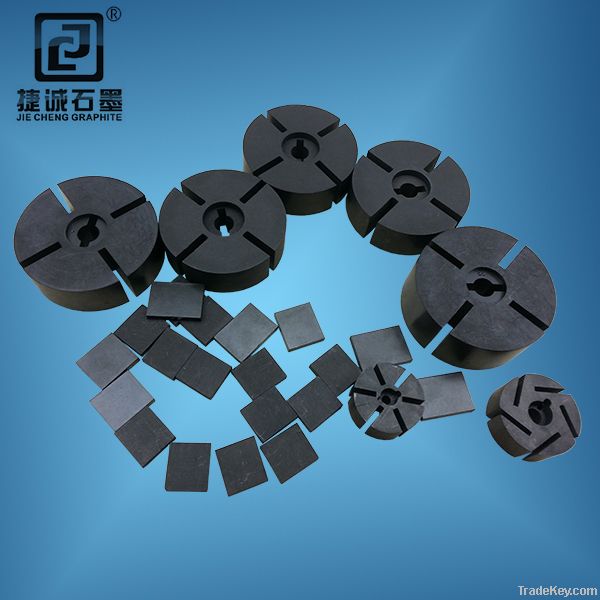 high density graphite rotor, carbon graphite rotor,