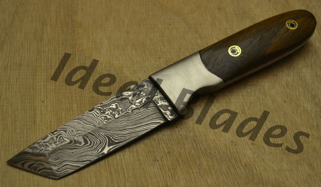 Custom Hand Made Damascus Hunting Knife