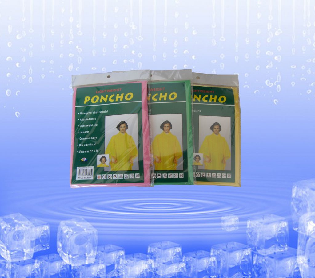 Disposable poncho