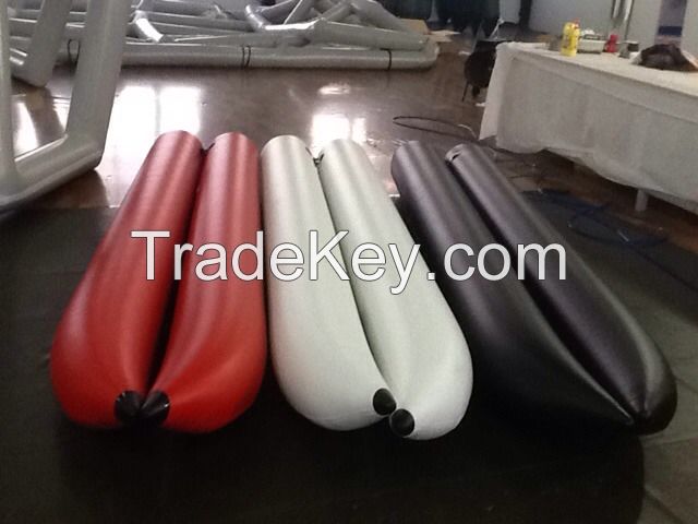 0.9mm 1.2mm PVC pontoons floats for DIY boats water bikes