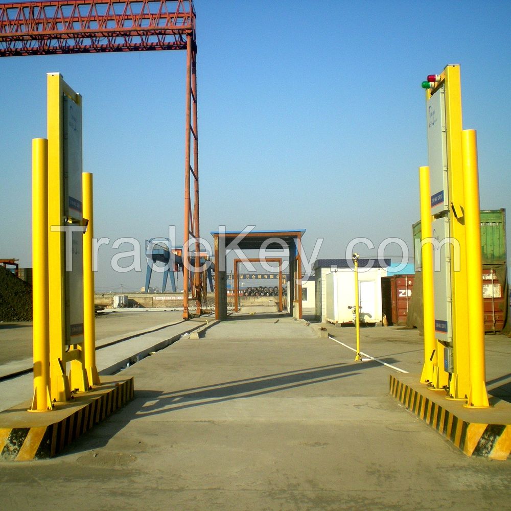 Port Gates Gamma Radiation Detector Portal Monitor for passing by containers