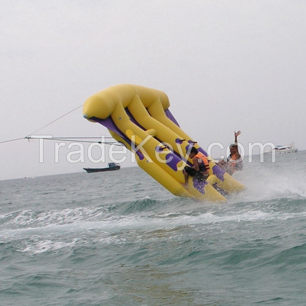 0.9mm 1.2mm hand made PVC pontoons Banana Boat Flying Fish for sale