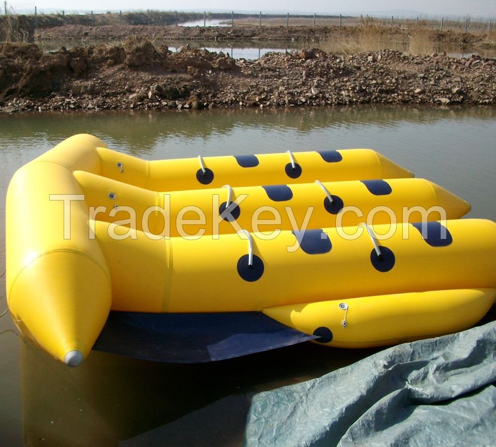 0.9mm 1.2mm hand made PVC pontoons Banana Boat Flying Fish for sale