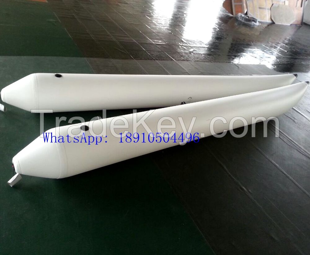 Customized Dimension 0.9mm 1.2mm PVC pontoons floats for DIY boats water bikes