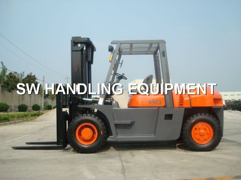 8 ton diesel forklift with Japanese engine