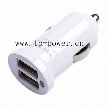 Dual USB Car Charger for Iphone/For Ipad/For Samsung