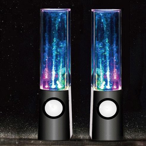 Colorful dancing water speaker with LED fountain