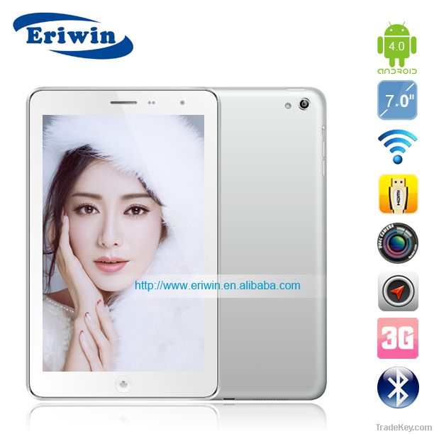 MTK8389 dual core CPU 1.2 GHZ 7 inch Andriod 4.2 RAM 1G ROM 8G Mobile