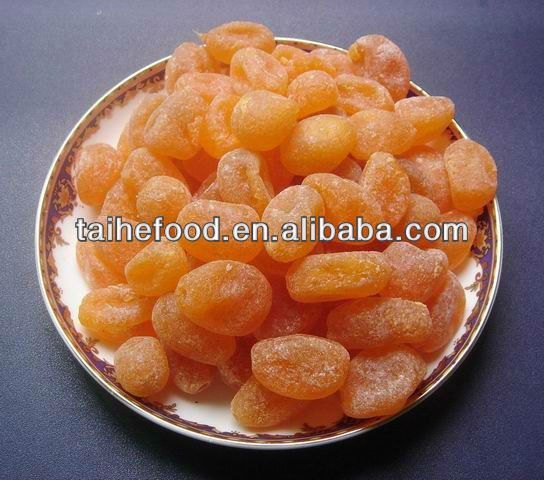 all kinds of dried kumquat, preserved kumquat fruit for dessert
