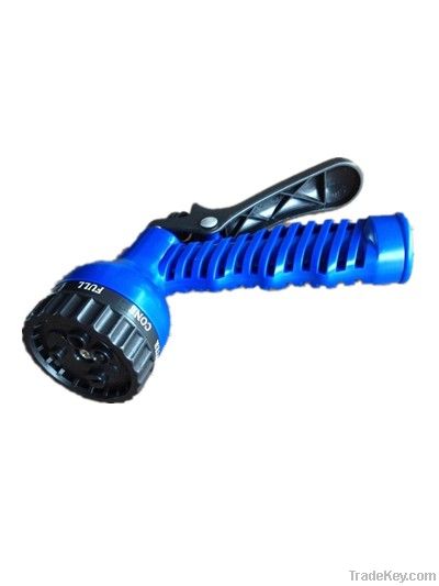 Garden water 7-pattern adjustable spray plastic hose nozzle